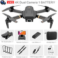 V4 Rc Drone 4k HD Wide Angle Camera 1080P WiFi fpv Drone Dual Camera Quadcopter Real-time transmission Helicopter Toys