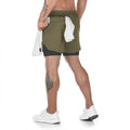 2022 Camo Running Shorts Men Double-deck Quick Dry Sportwear Shorts Fitness Jogging Workout Shorts Male Breathable Casual Shorts
