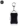 Portable 1200mAH Solar Keychain Solar Charger Mobile Power Supply Energy Saving Charger/Battery Power Bank For Cellphone Newest