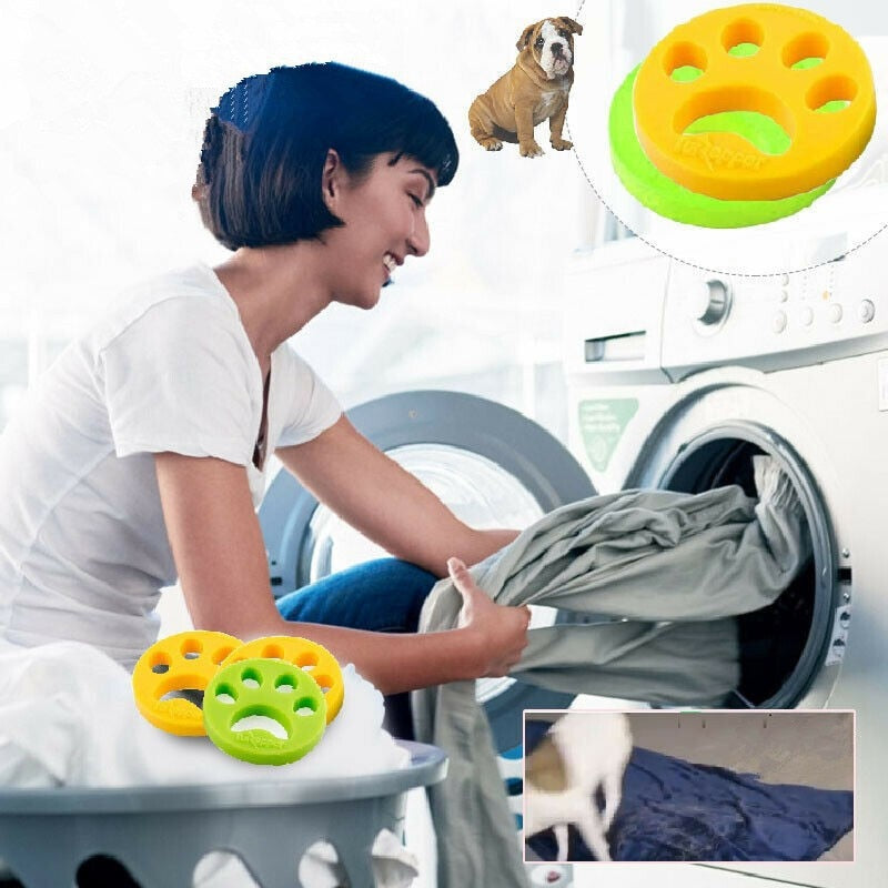 1PC Pet Hair Remover Washing Machine Dryer Hair Catcher Reusable Cat Dog Fur Clothing Bedding Lint Hair Remover for Laundry 2023