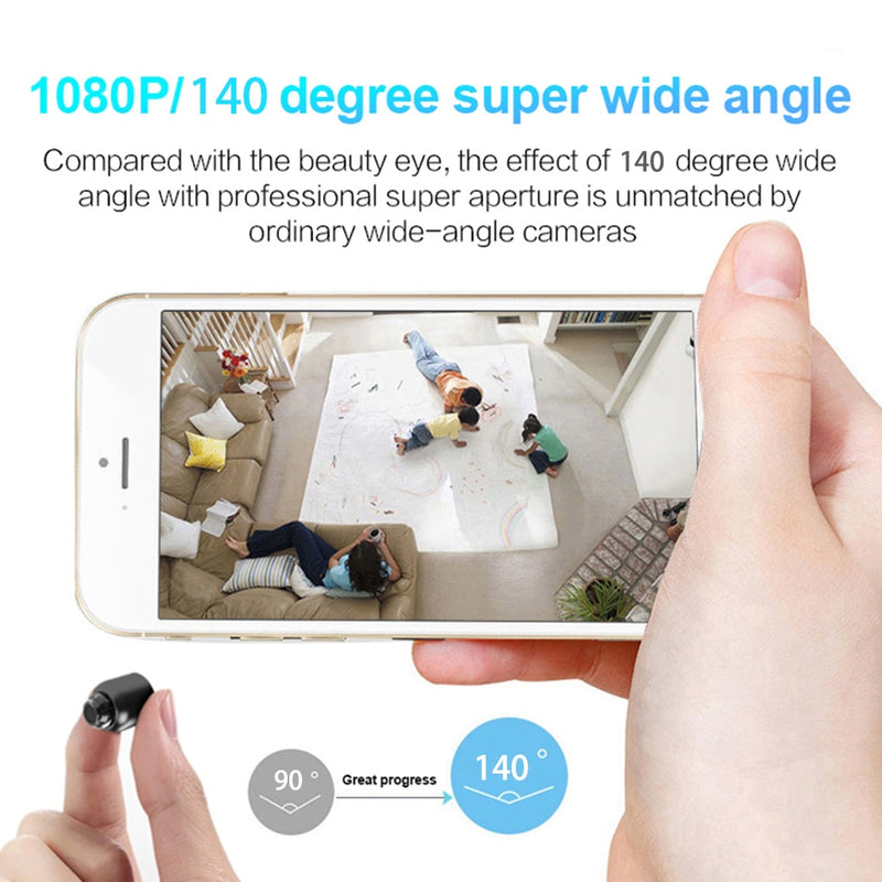 1080P HD Mini Camera WiFi Baby Monitor Indoor Security Video Surveillance Night Vision Camcorder IP Cam Audio Video Recorder