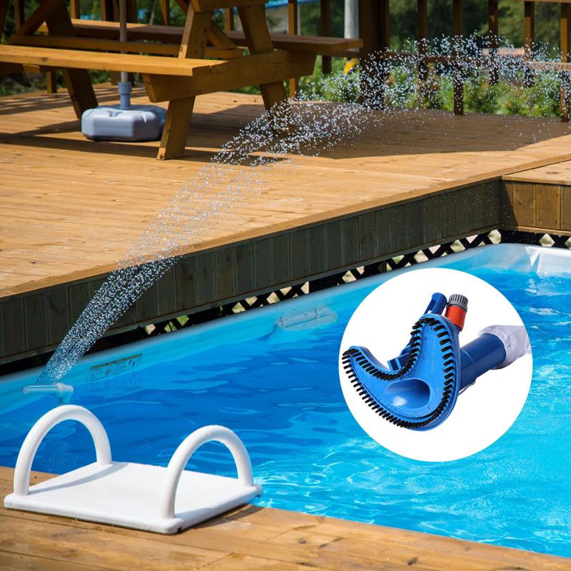 1Set Hot Mini Jet Swimming Pool Vacuum Cleaner Floating Objects Cleaning Tools Suction Head Pond Fountain Vacuum Brush Cleaner