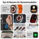Smartwatch Ultra 8 IWO 49mm HD Screen NFC