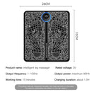 EMS Foot Massager Pad Reflexology Foot Acupoint Massage Muscle Stimulation Improve Blood Circulation Relief Pain USB Rechargeabl