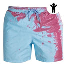 Men's swimsuit changing color in water beach casual shorts 2022 summer beach swimsuits