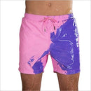 Men's swimsuit changing color in water beach casual shorts 2022 summer beach swimsuits